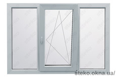 Окно Steko R600 трёхстворчатое с энергосбережением